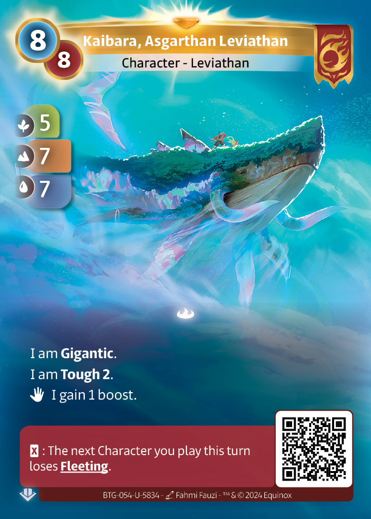 Kaibara, Léviathan Asgarthi