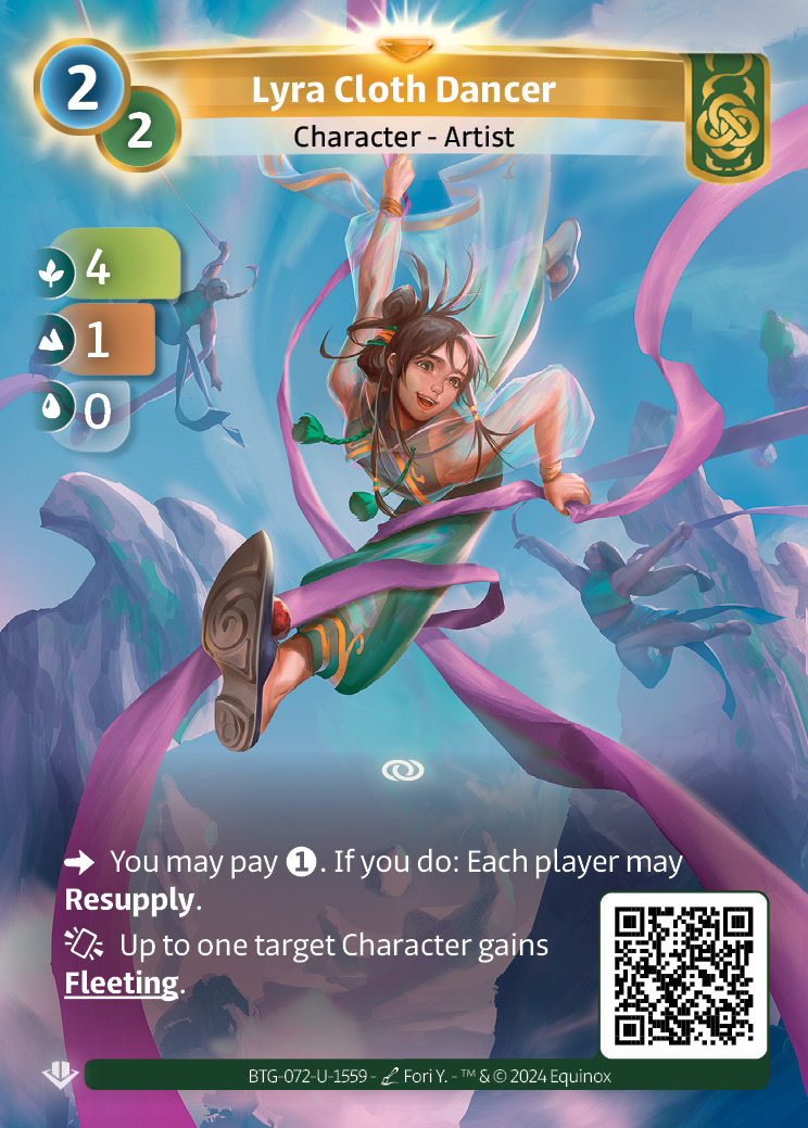 Danseuse d'Étoffe Lyra