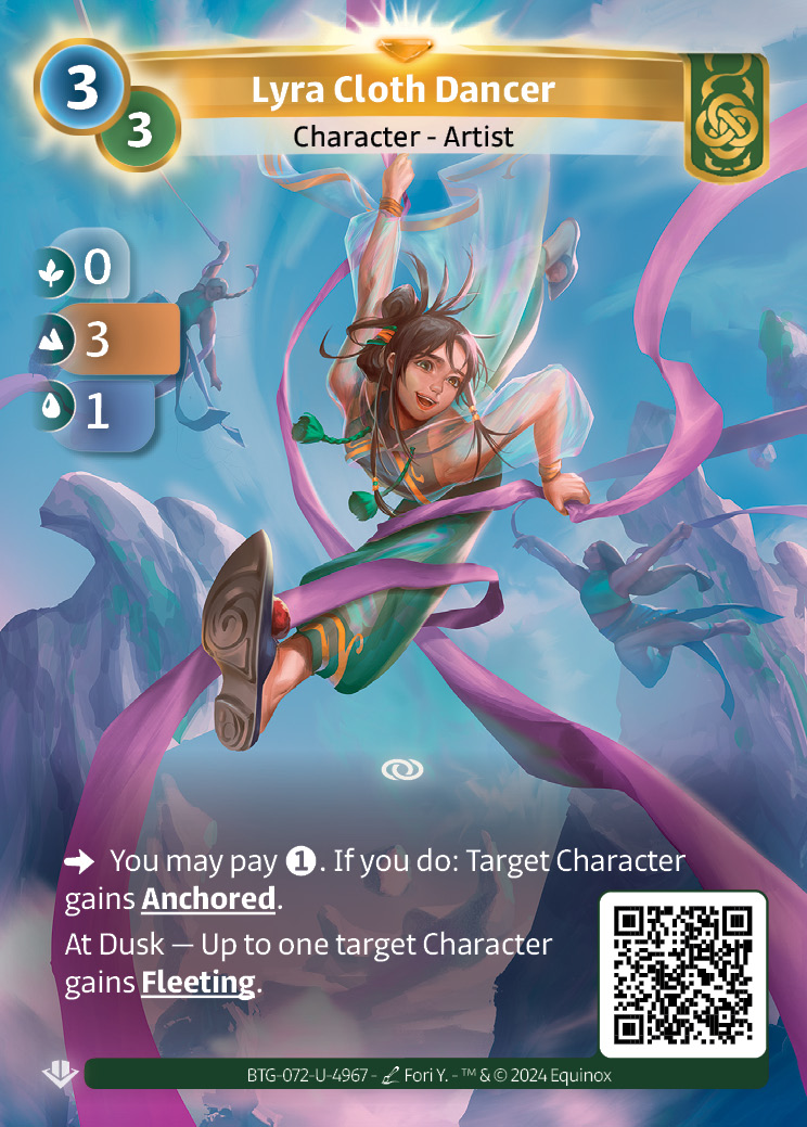 Danseuse d'Étoffe Lyra