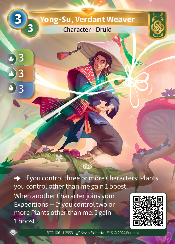 Yong-Su, Tisserand Verdoyant