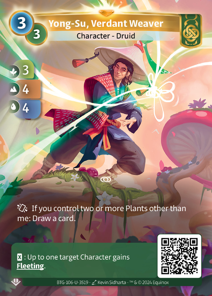 Yong-Su, Tisserand Verdoyant