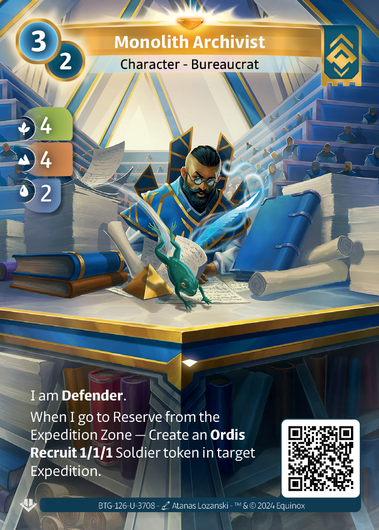 Archiviste du Monolithe