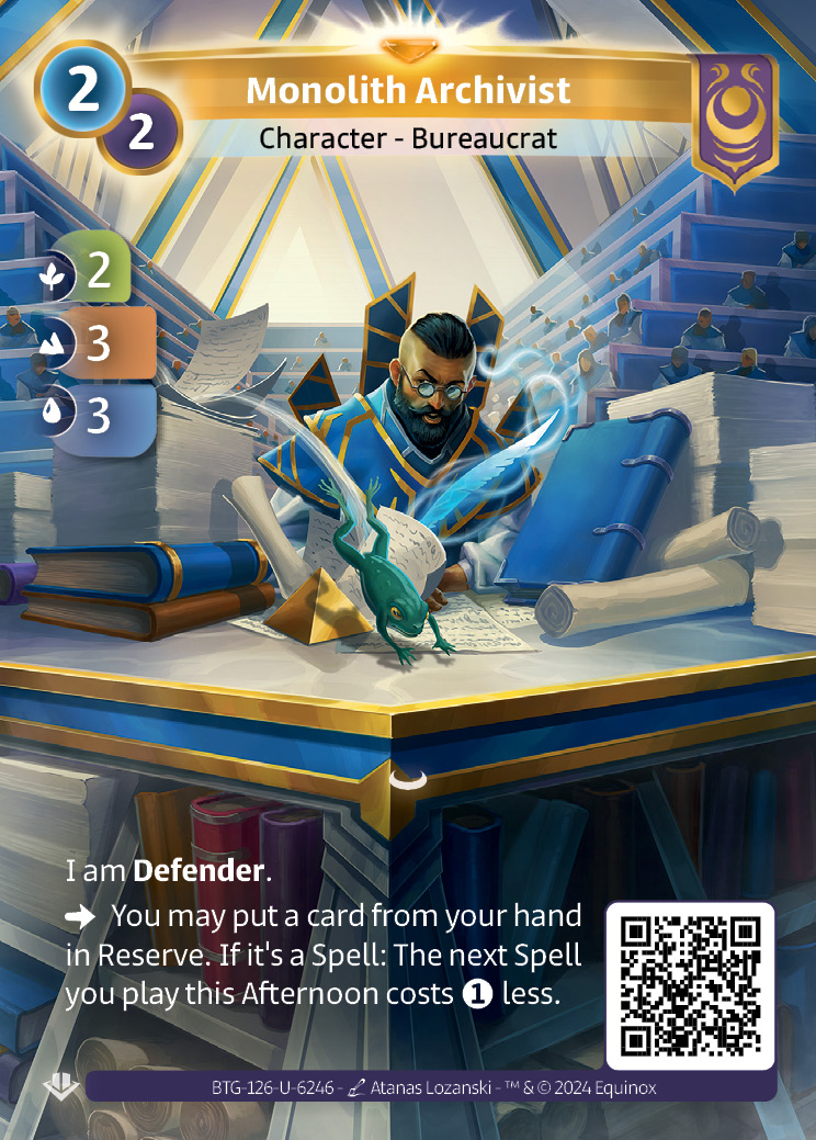 Archiviste du Monolithe