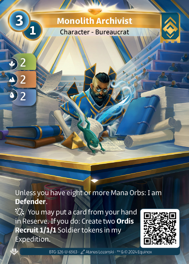 Archiviste du Monolithe