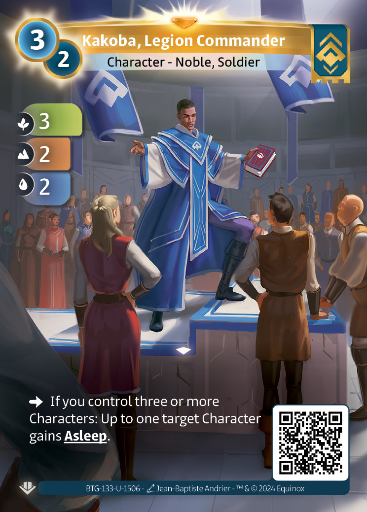 Kakoba, Commandant de Légion