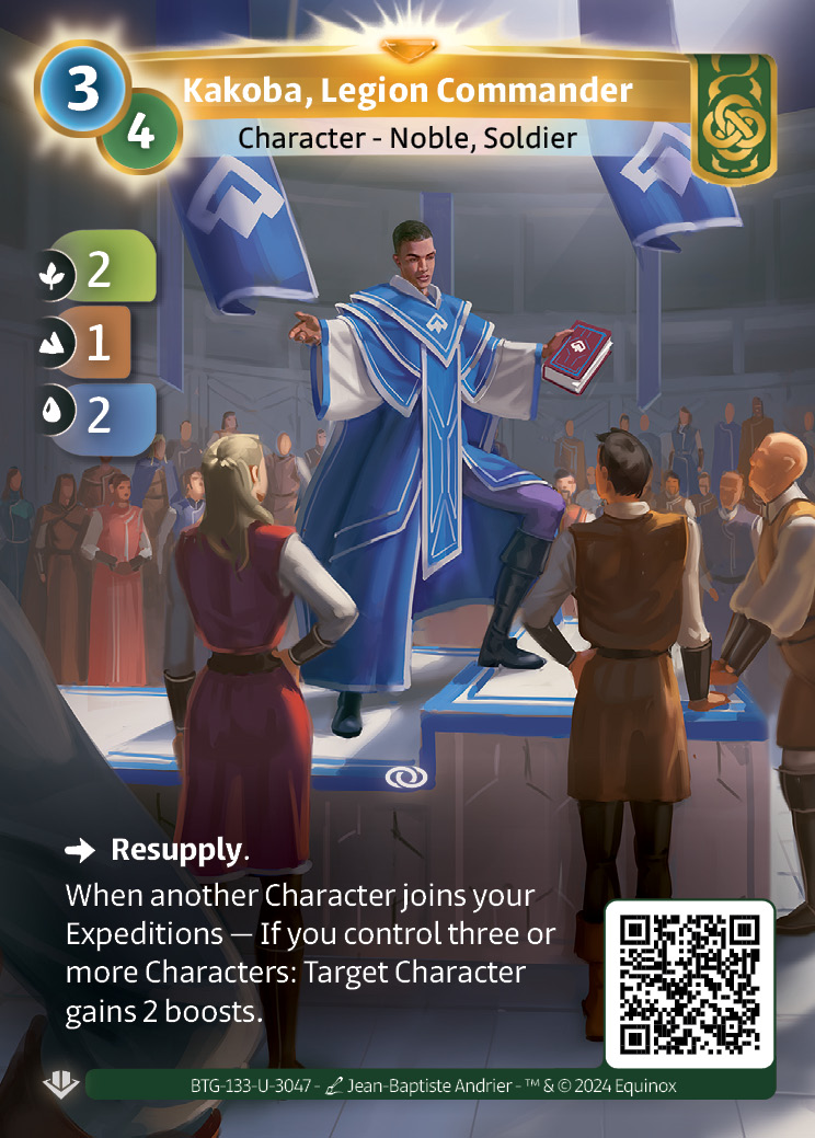 Kakoba, Commandant de Légion