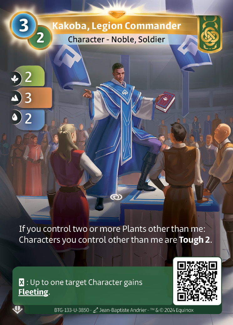 Kakoba, Commandant de Légion